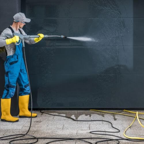 Pressure Washing Parking Garages